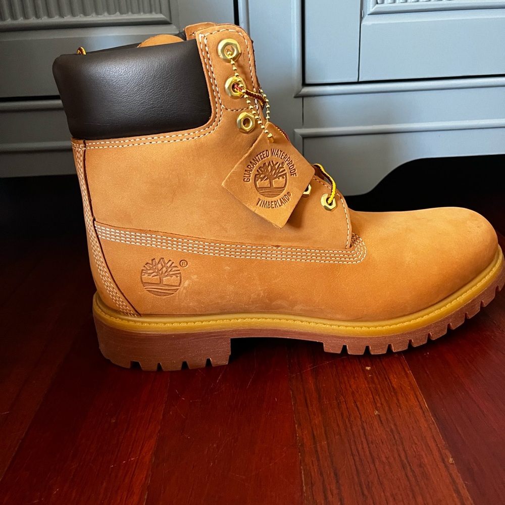 Timberland Premium 6in Waterproof Boots -
Wheat Nubuck - MENS 11